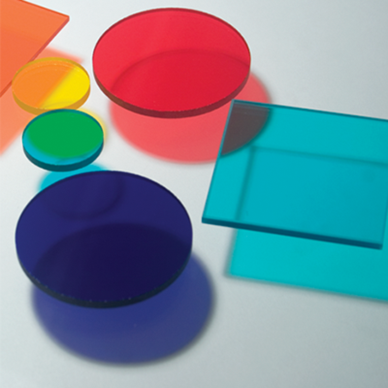 Colored glass filters & sets - Colored glass filters